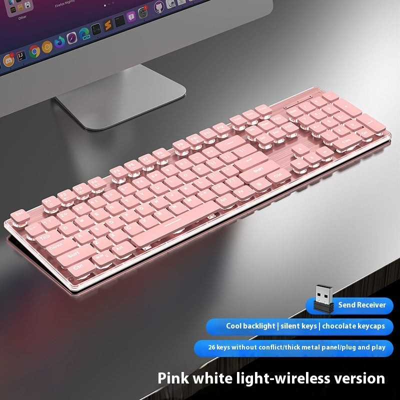 Wireless Mute Bluetooth Keyboard