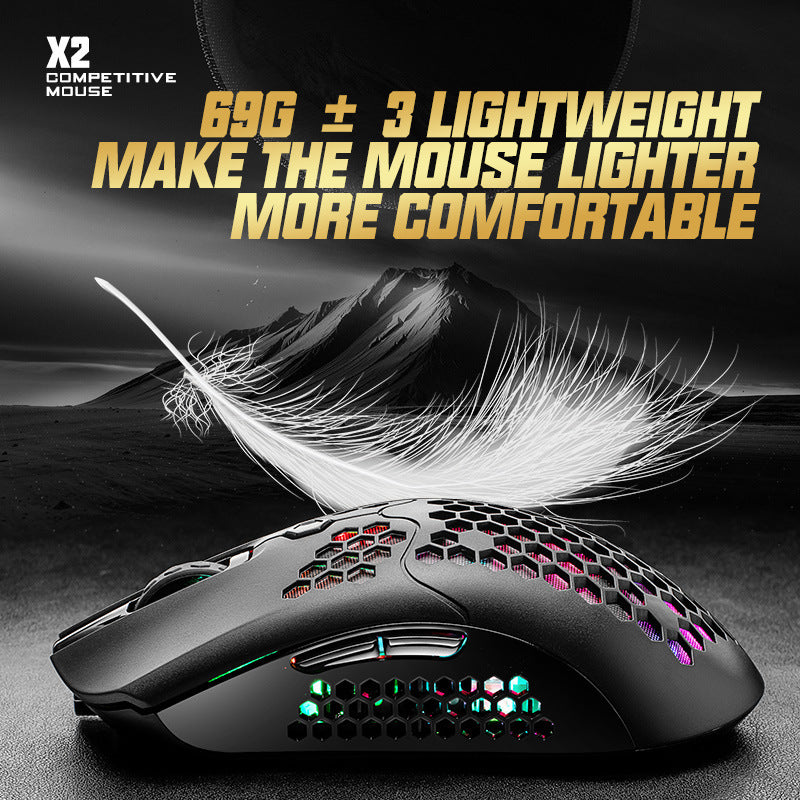 Wolf X2 wireless mouse RGB