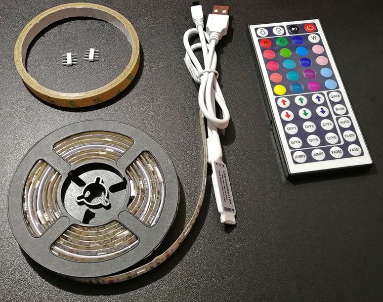 Color Changing LED Strip with Remote Control