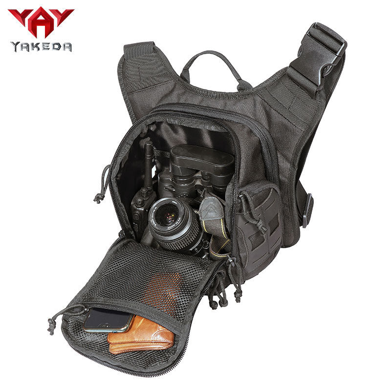 Mountaineering One Shoulder Outdoor Tactical Bag Multi Functional Military Fan Accessory Bag