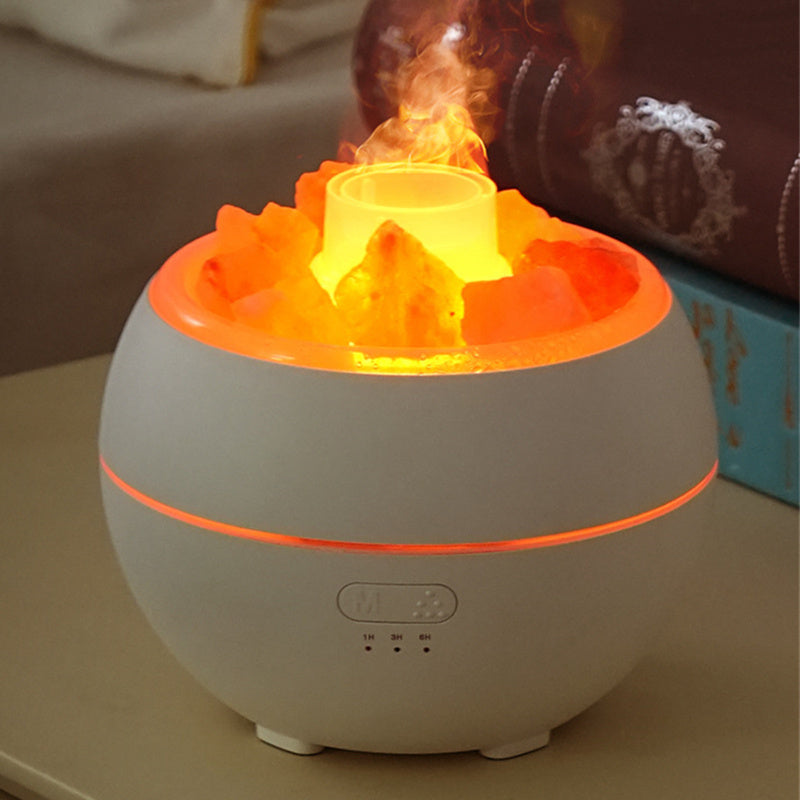 Salt Stone Simulation Flame Aromatherapy Machine