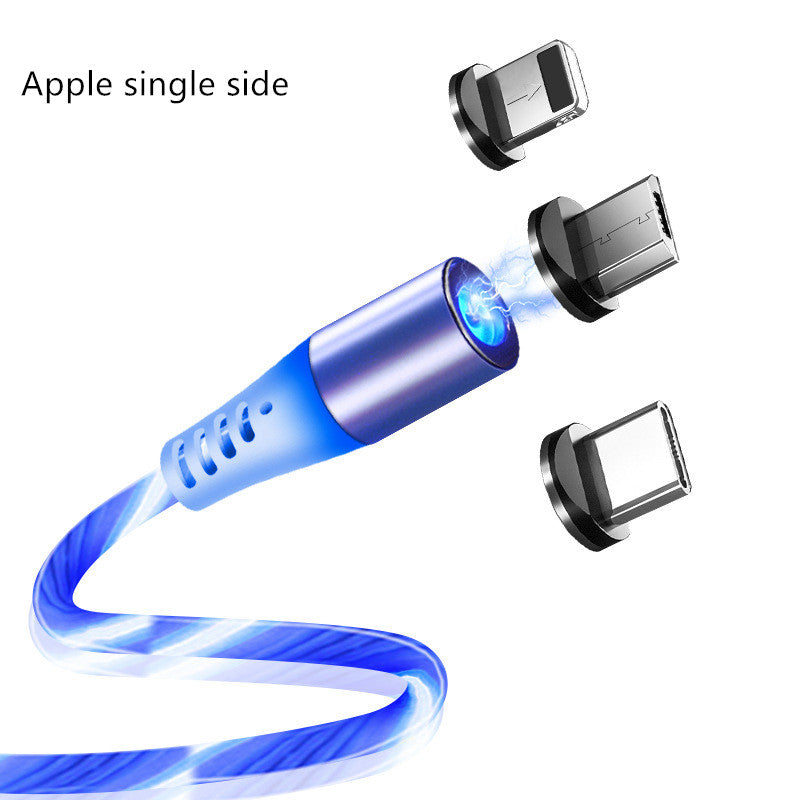 Colorful streamer magnetic data cable