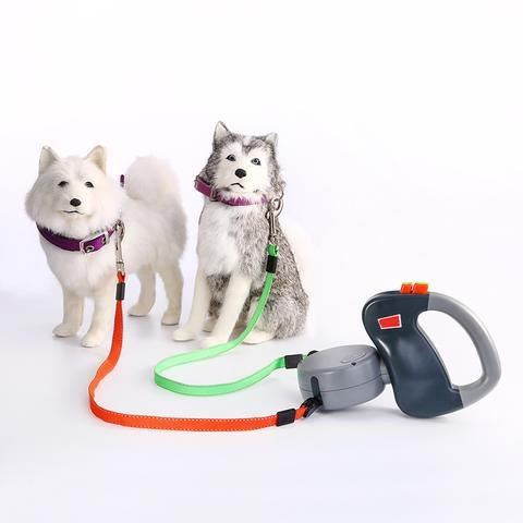 Retractable Dual Pet Dog Walking Leash