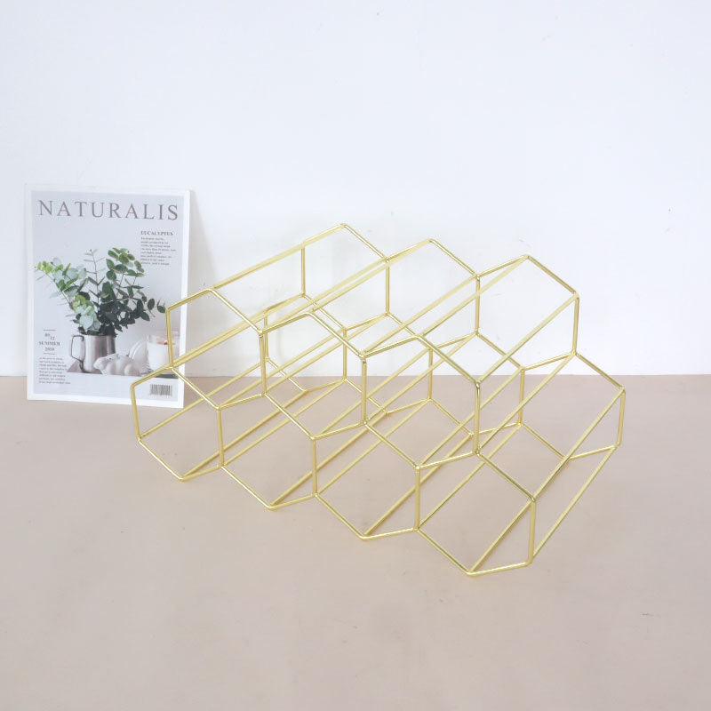 Iron Wire Wine Storage Rack