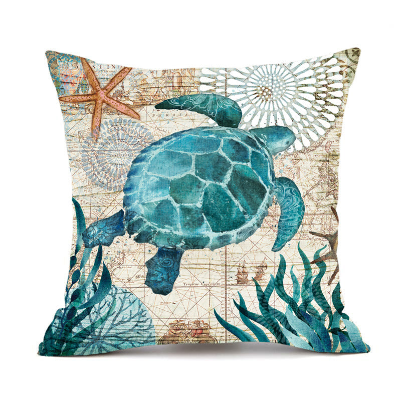 Cushion Covers, Sea Turtle Printed