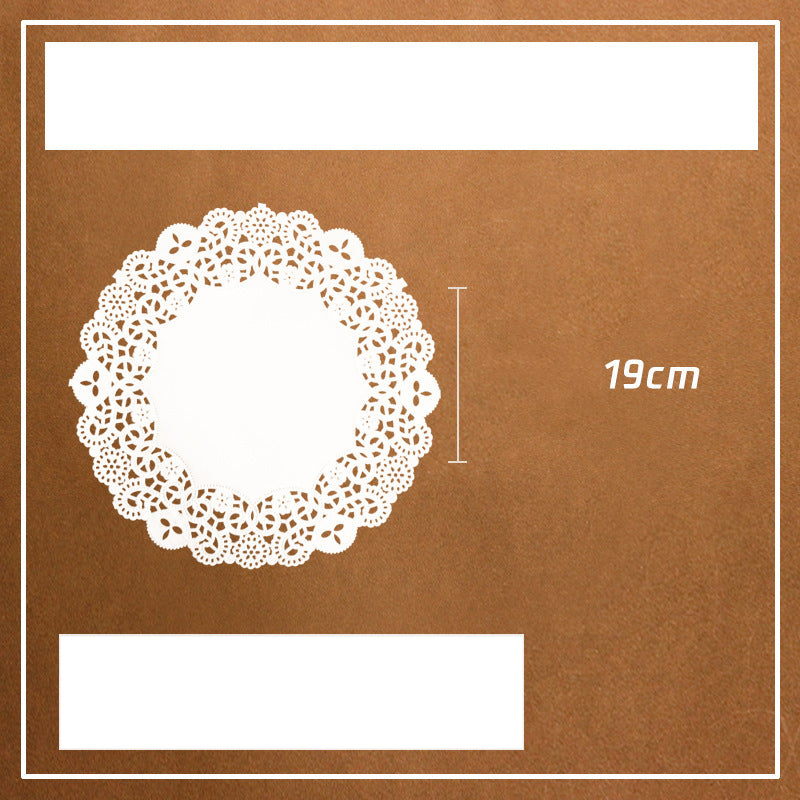 100Pcs Round Baking Blotter Paper Kitchen Frying Mat