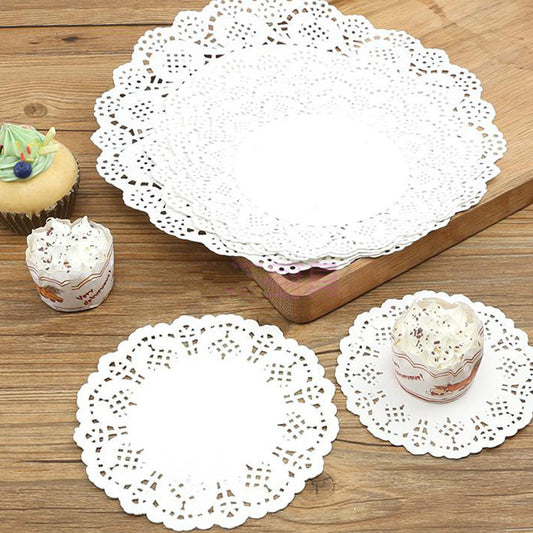 100Pcs Round Baking Blotter Paper Kitchen Frying Mat