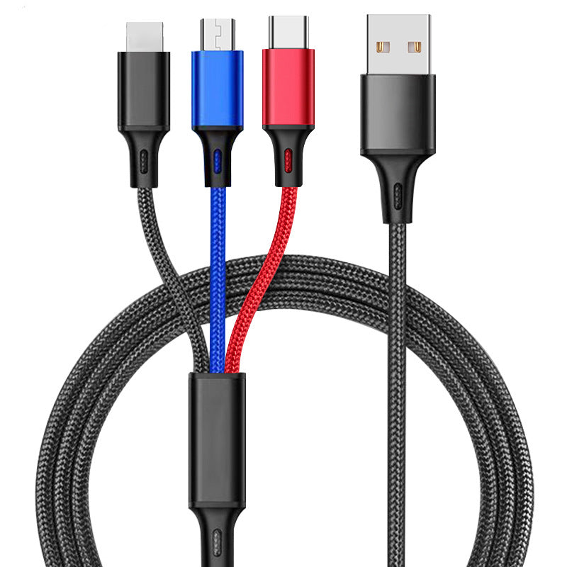 Compatible With, Braided 3-in-1 Data Cable