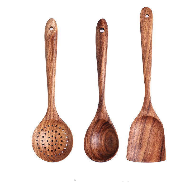 Wooden Nonstick Soup Spoon, Spatula