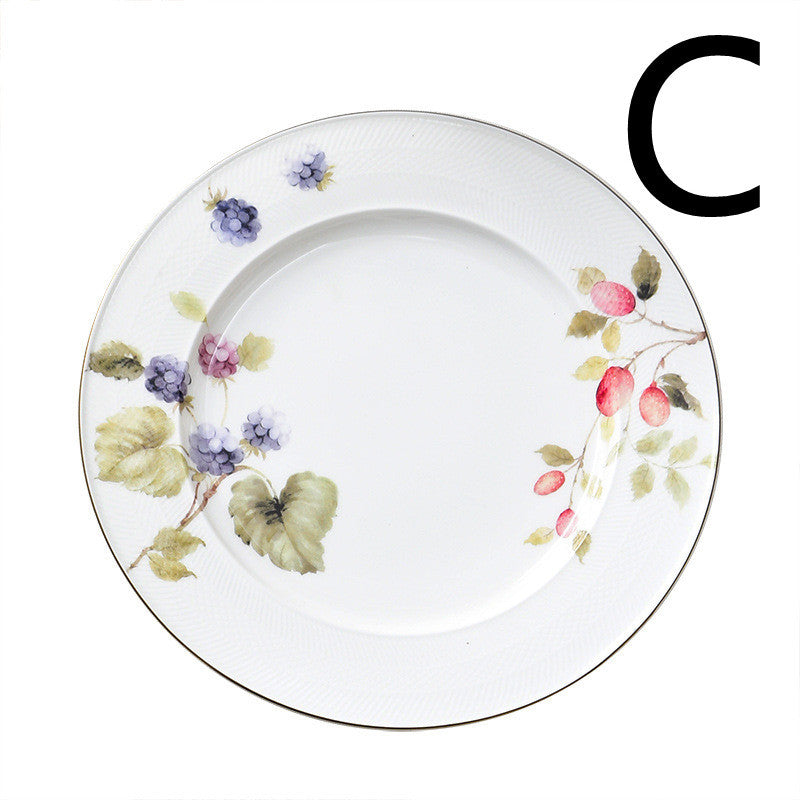 Bone China Phnom Penh Tableware Dinner Plate Set