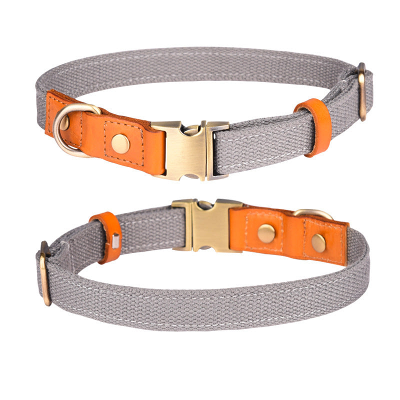 Engraved Pet Collar Comfortable Leather