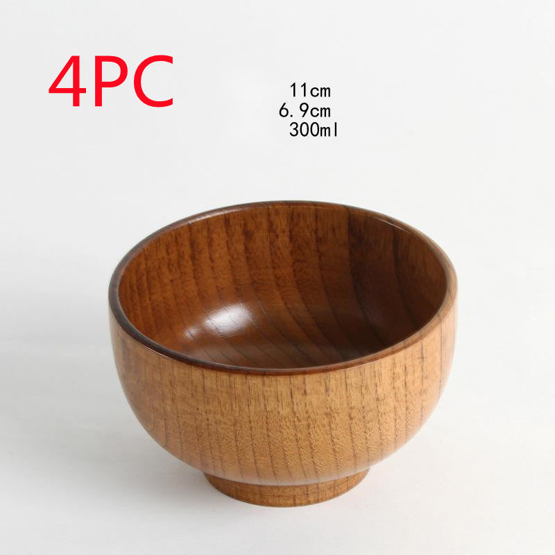 natural wooden bowl