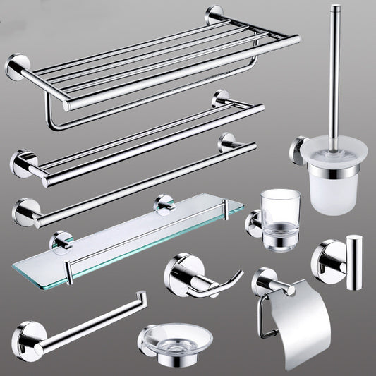 Towel rack set 304 stainless steel bathroom bathroom hardware pendant set