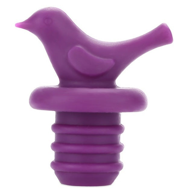 Little bird silicone wine bottle stopper