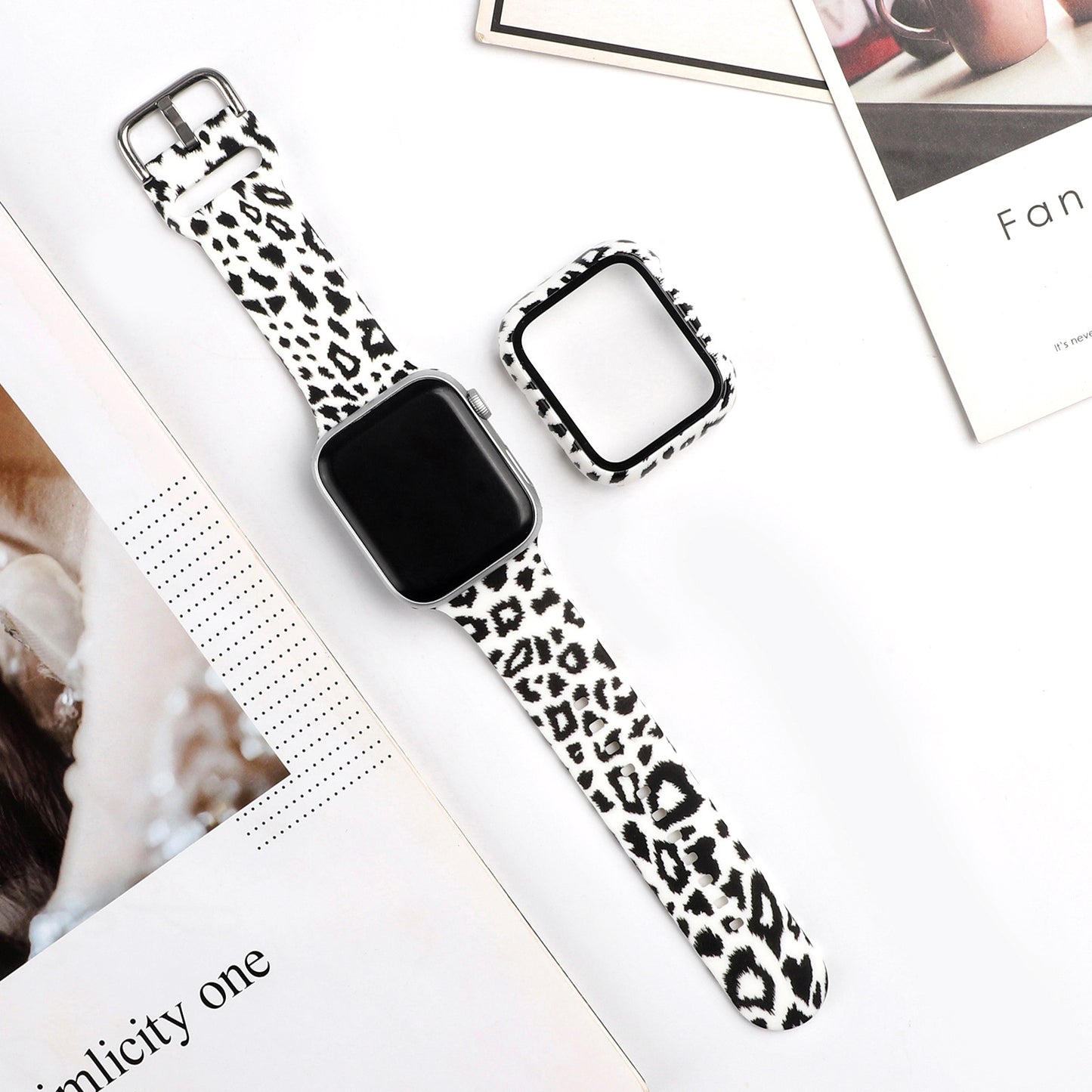 Trendy Fashion Printed Silicone Watch Strap