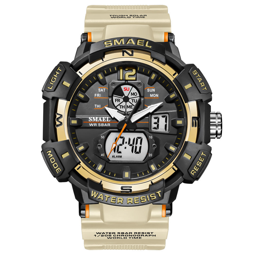 Chronograph Calendar Alarm Clock Luminous Men's Watch Outdoor