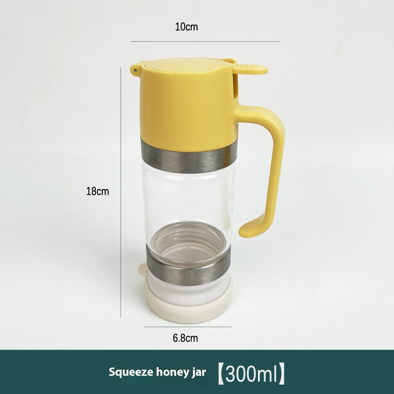 Borosilicate Glass A Bottle Of Honey Food Grade Press Type Dripper