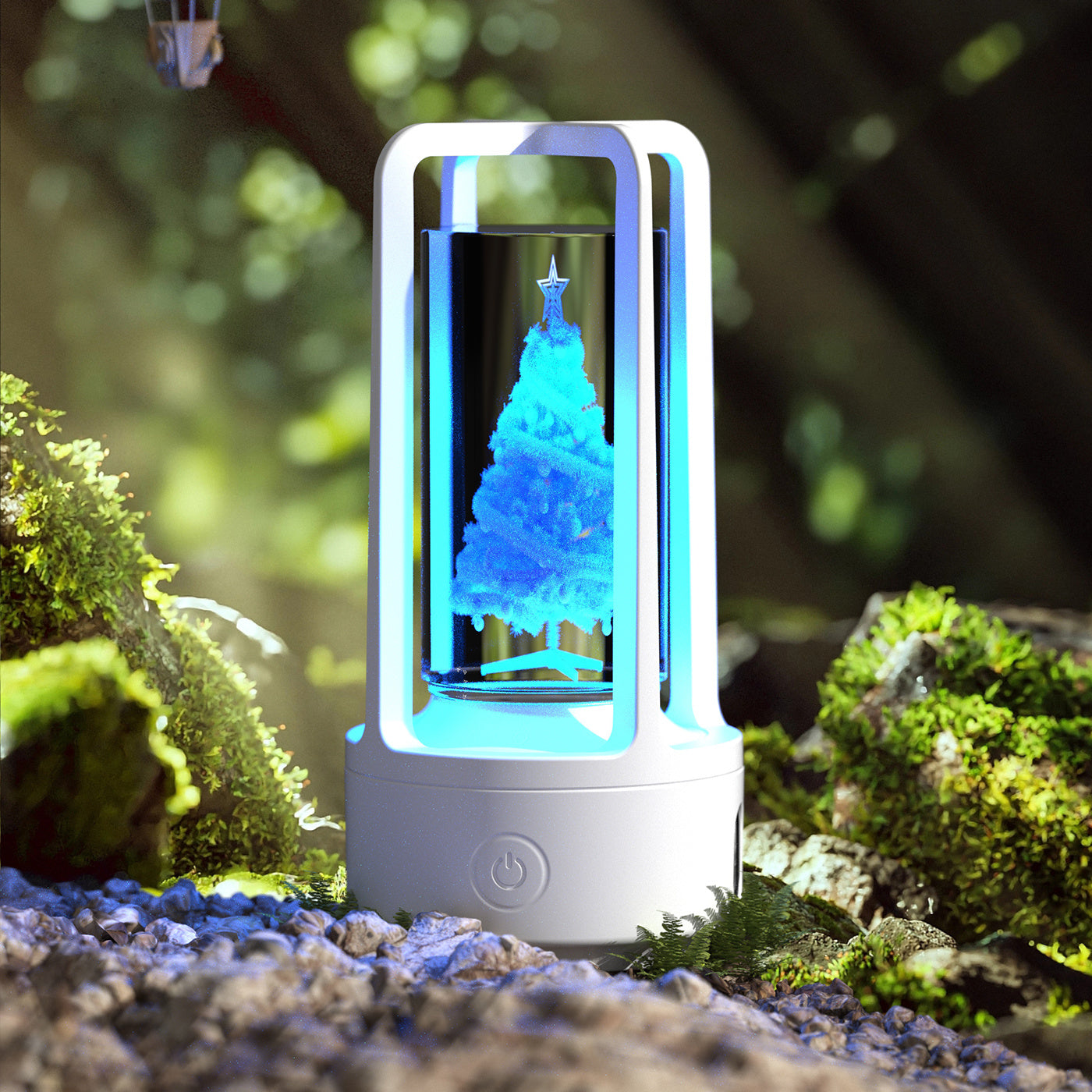 Crystal Lamp And Bluetooth Speaker