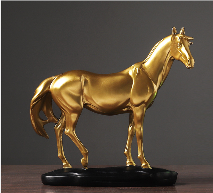 War Horse Bronze Horse Head Power Horse Resin Crafts