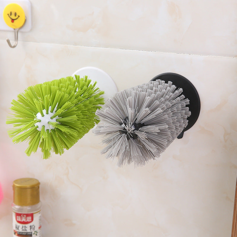 Kitchen Multi Functional Suction Cup Brush Cup Scrubber