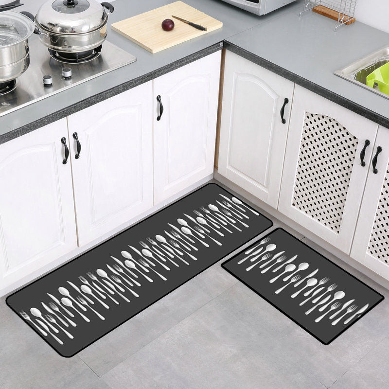 Kitchen Long Floor Mat Carpet Bathroom Water Absorption