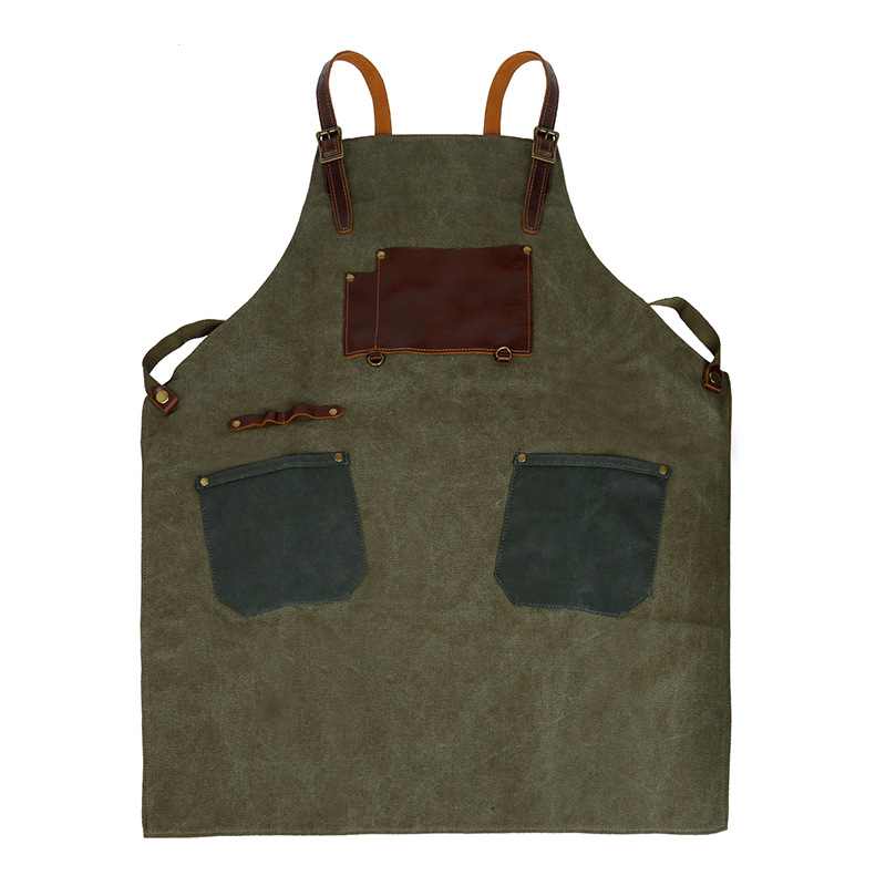 Craftsman Apron Designer Coffee Shop Canvas Apron Work Apron Bag