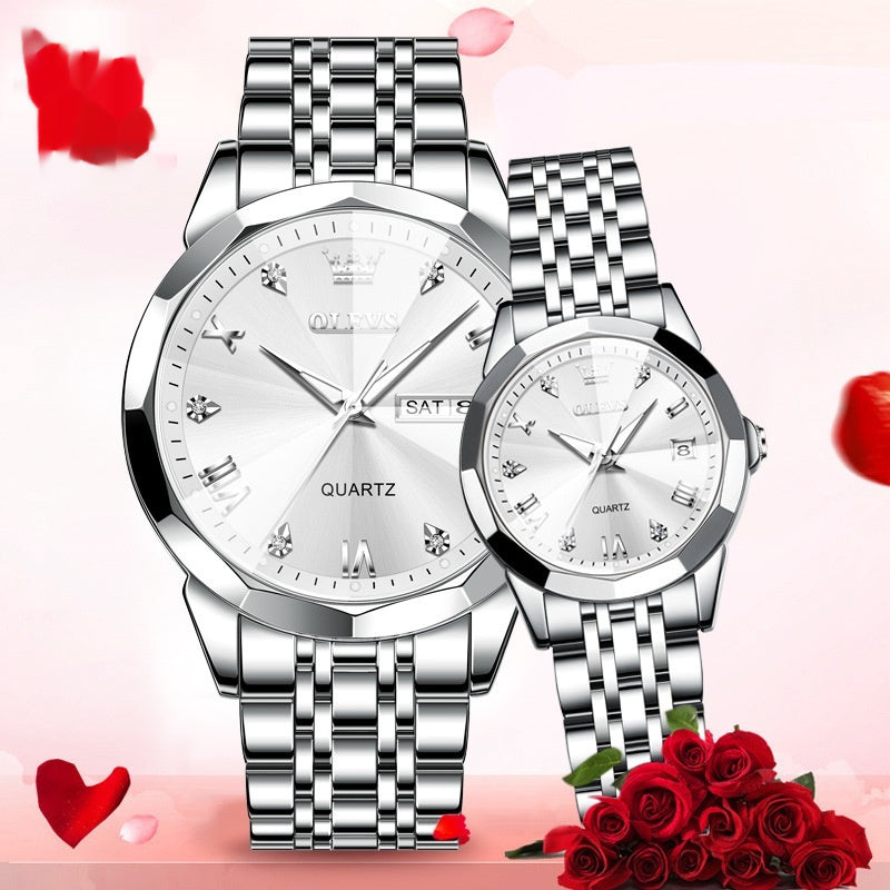 Quartz Watch, Valentine's Day Gift, Couple Watch