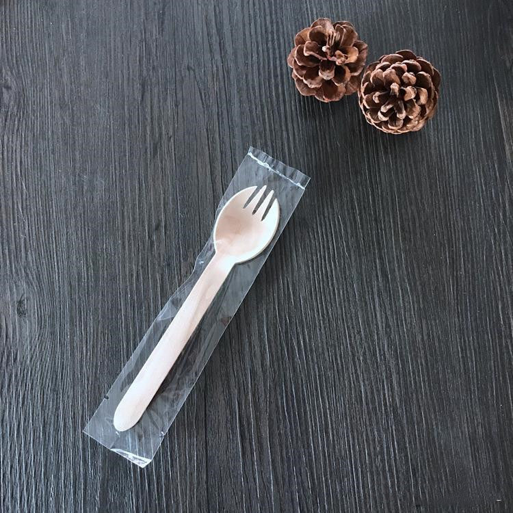 Disposable wooden tableware