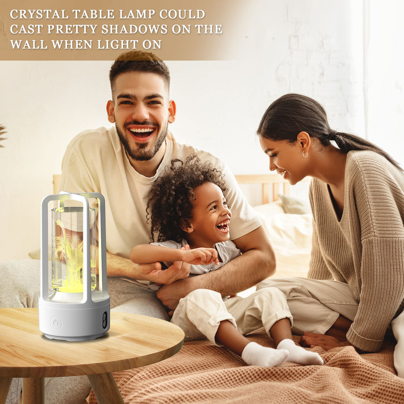 Crystal Lamp And Bluetooth Speaker