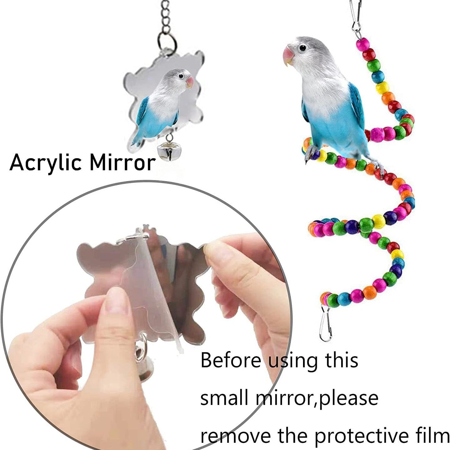 7PCs Parrot Toys