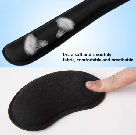 Wrist Rest Mouse Pad With Gel Anti Slip