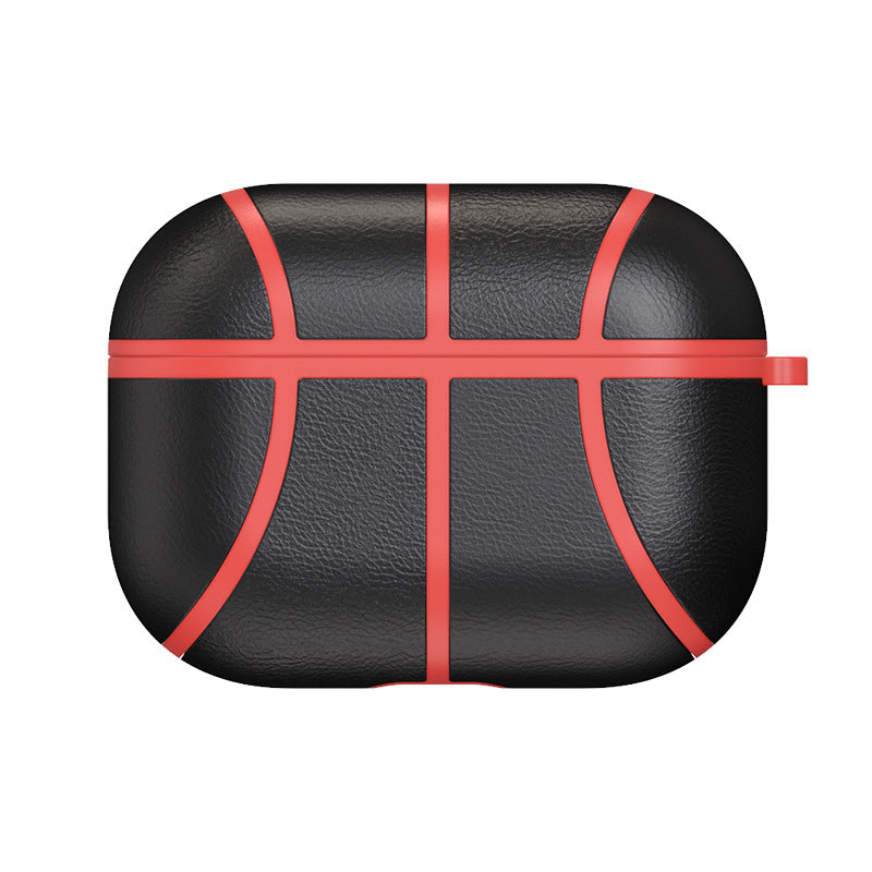 Basketball Headphone Case Handmade Leather