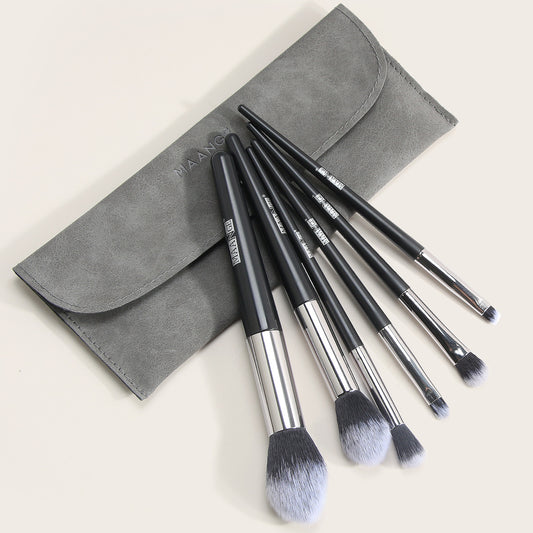 Fashion 6 Makeup Tools Female Trimming Blush Eyeshadow Brushes