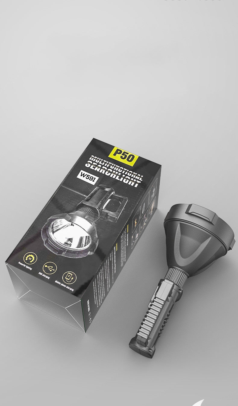 Camping rechargeable searchlight