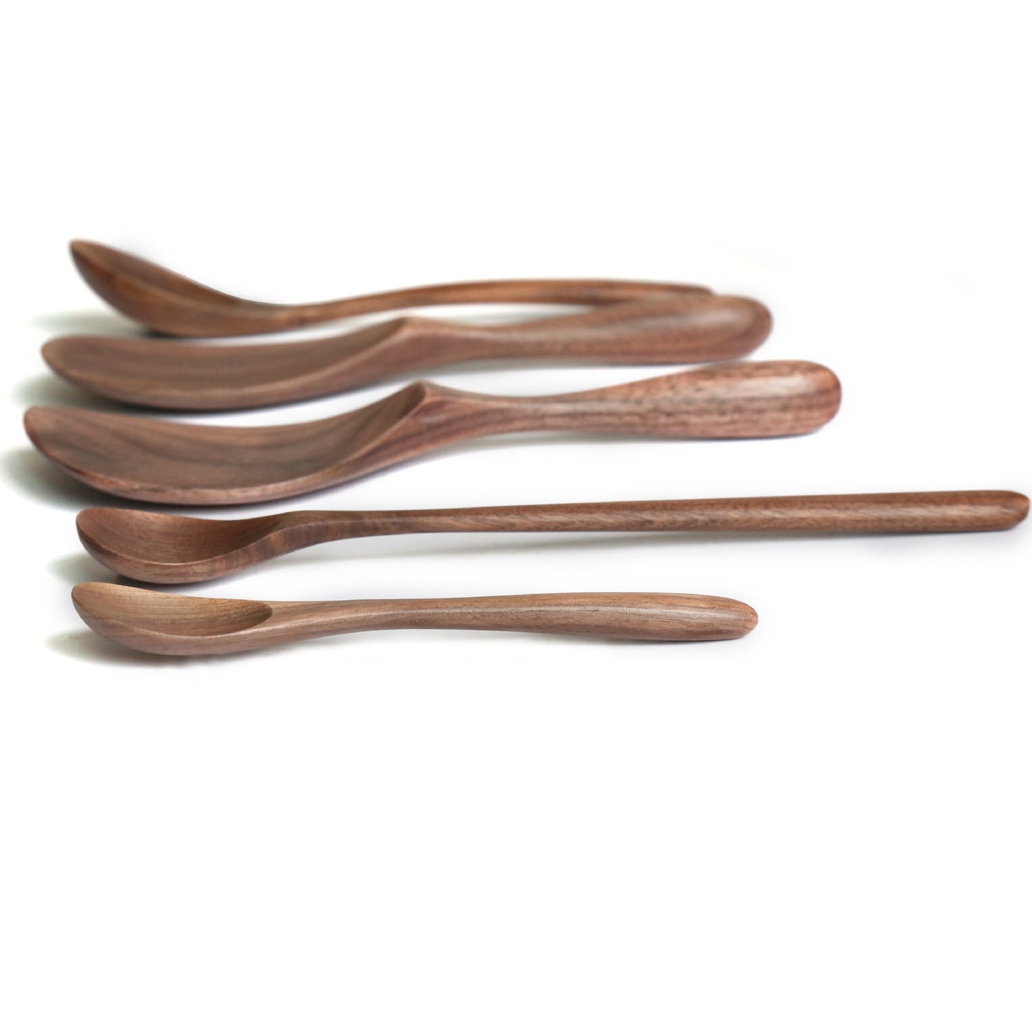 Black walnut cutlery spoon