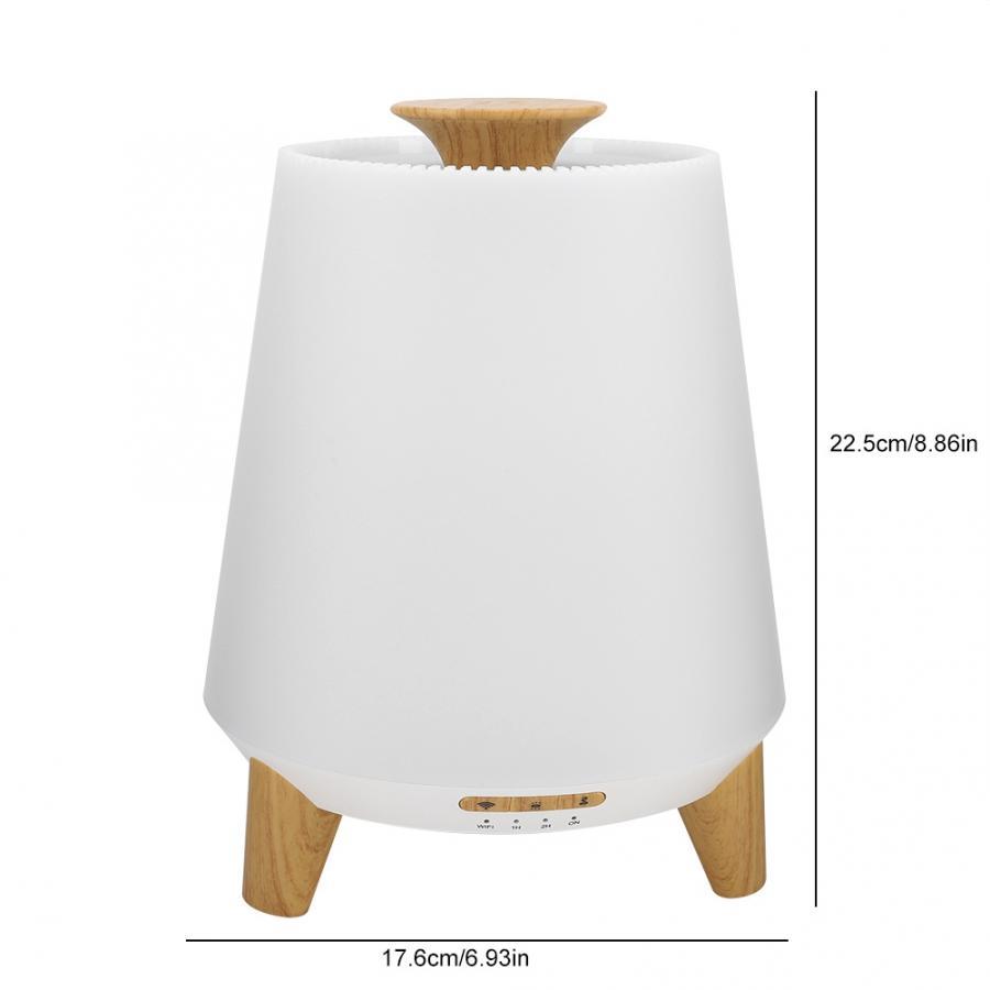 Control remoto de la máquina de aromaterapia con vetas de madera