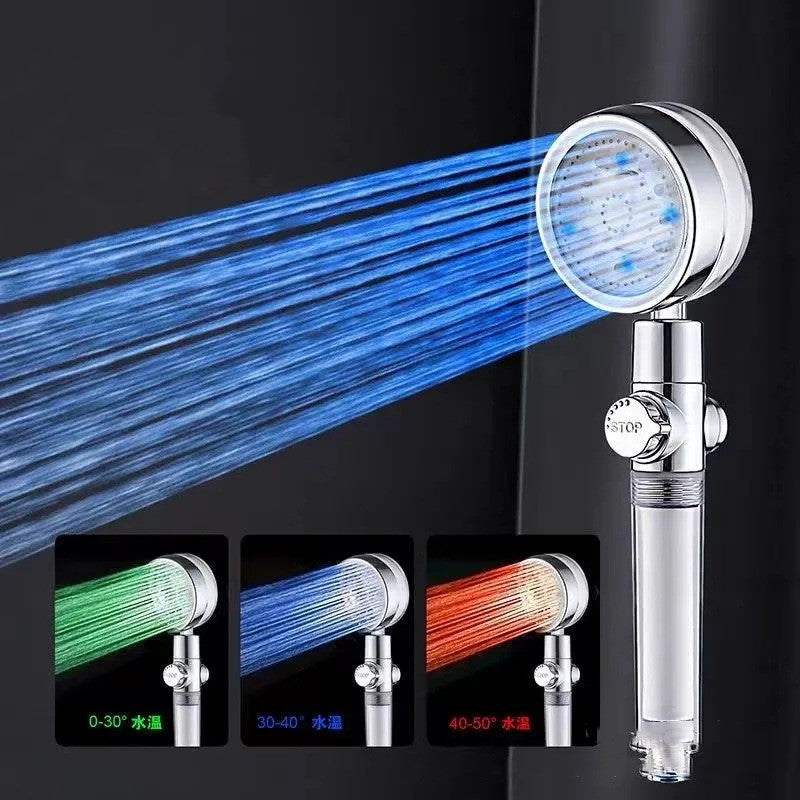 Temperature Control Shower Rain Filter Universal Interface Nozzle