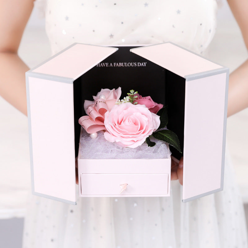 Coffret Cadeau Bijoux Roses