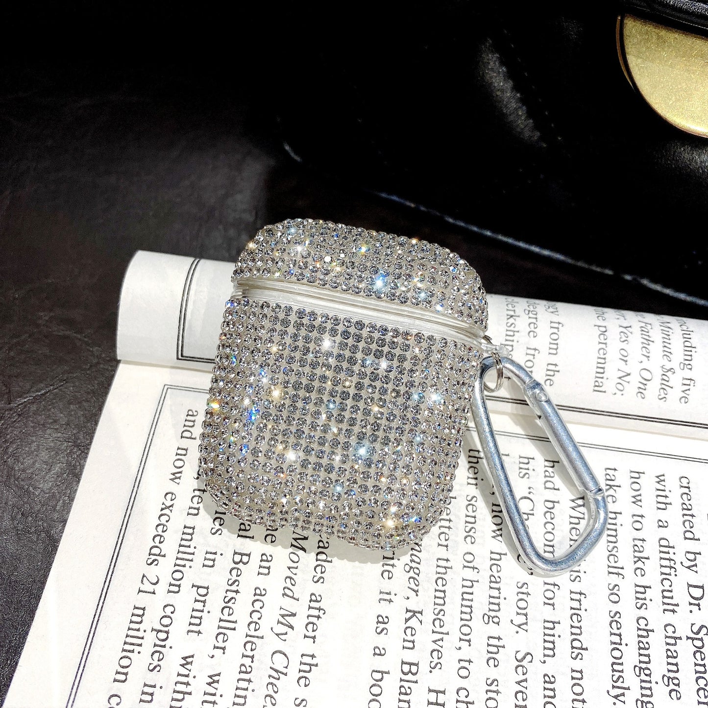 Rhinestone Drop-resistant Bluetooth Headset Protective Cover