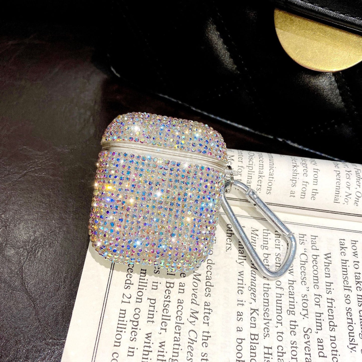 Rhinestone Drop-resistant Bluetooth Headset Protective Cover