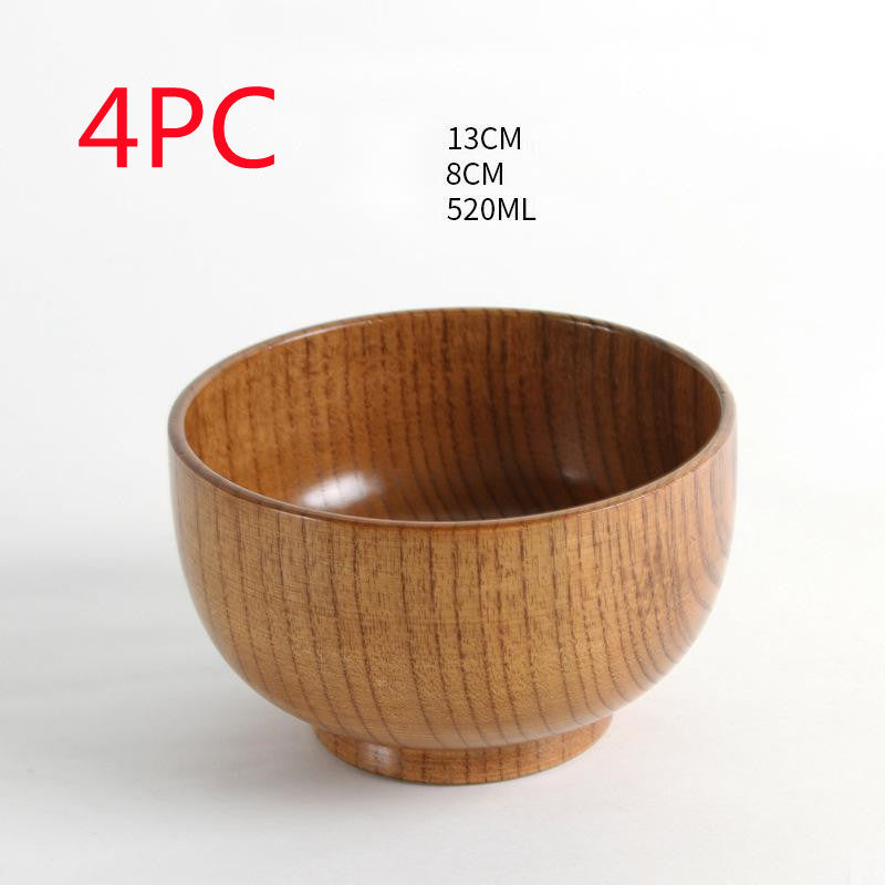 natural wooden bowl