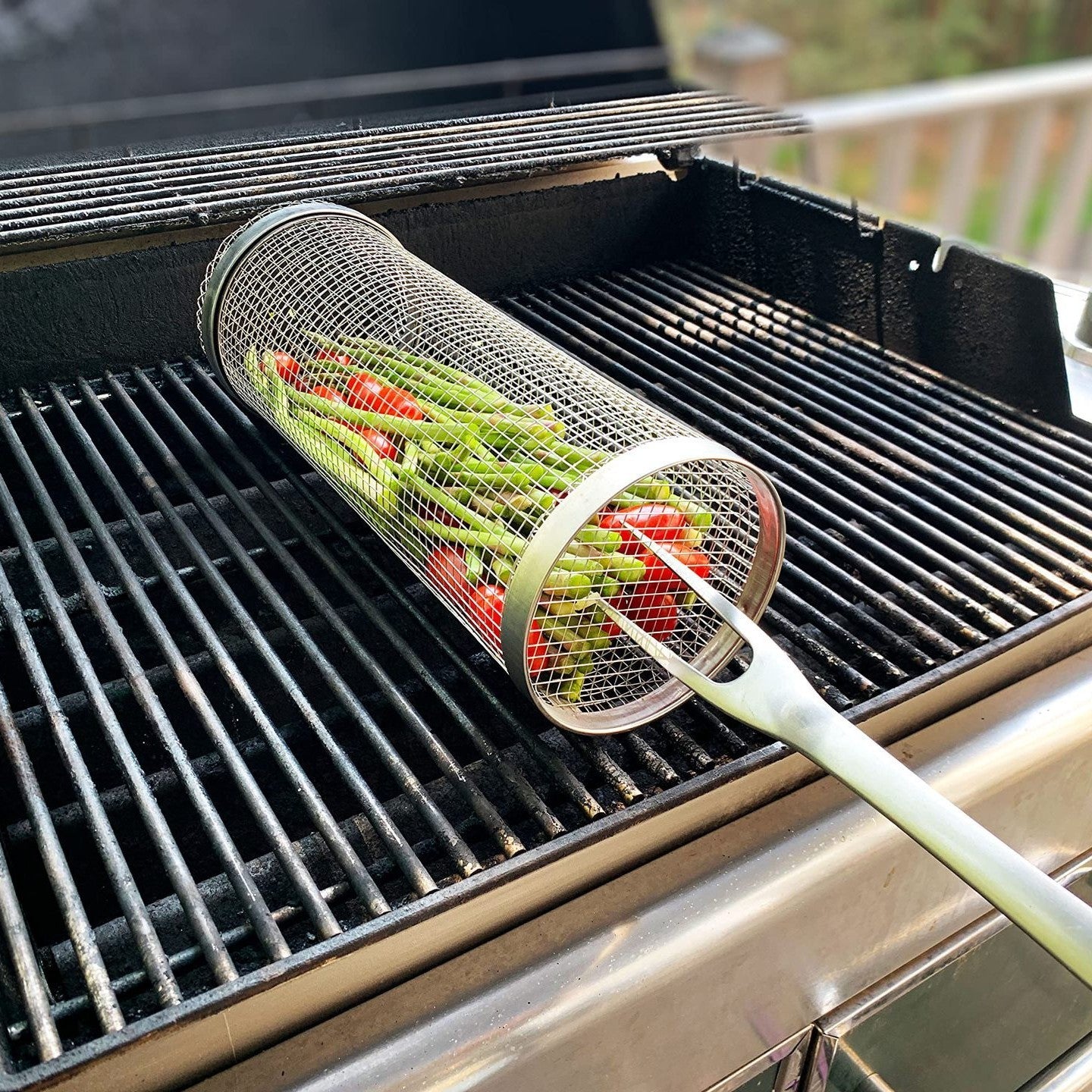 Outdoor Grill Spits & Baskets