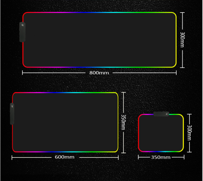  rgb gaming moyse pad