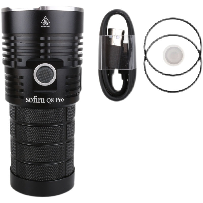 Strong Light Flashlight 18650C Port Direct Charge