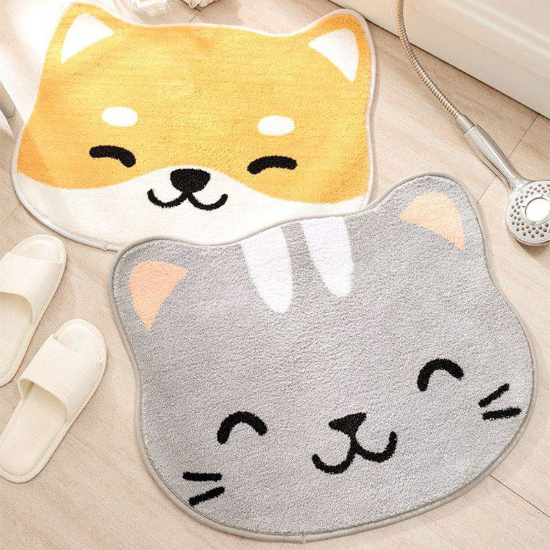 Cartoon Animal Bathroom Absorbent Rug