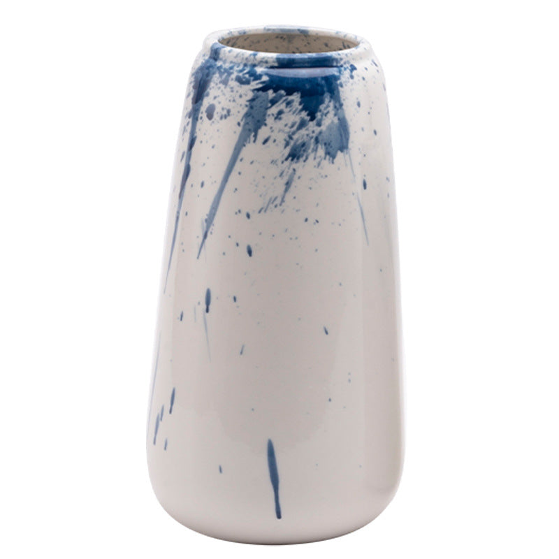 Ink Splashing Ceramic Vase Living Room Decoration Ornaments