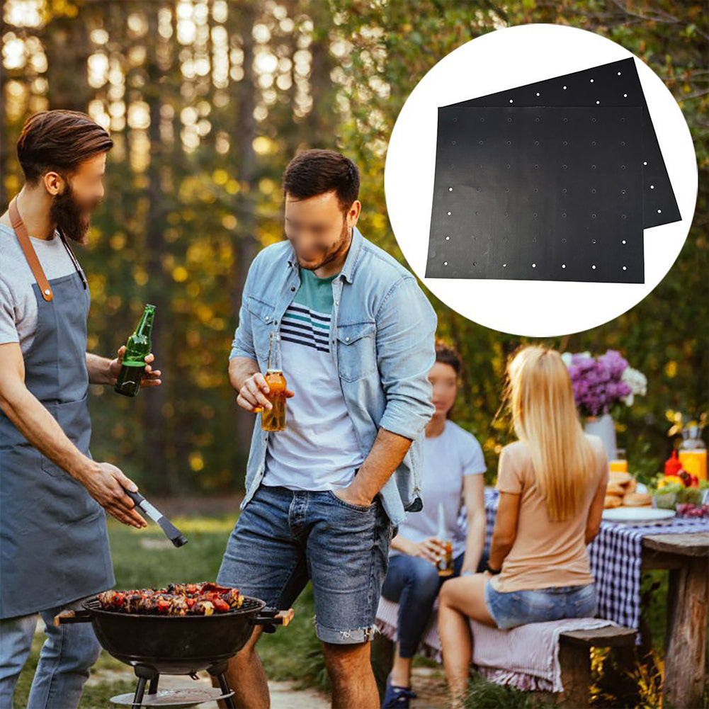 Thickened BBQ Non-stick Barbecue Mat Barbecue Mat Outdoor Barbecue Mat