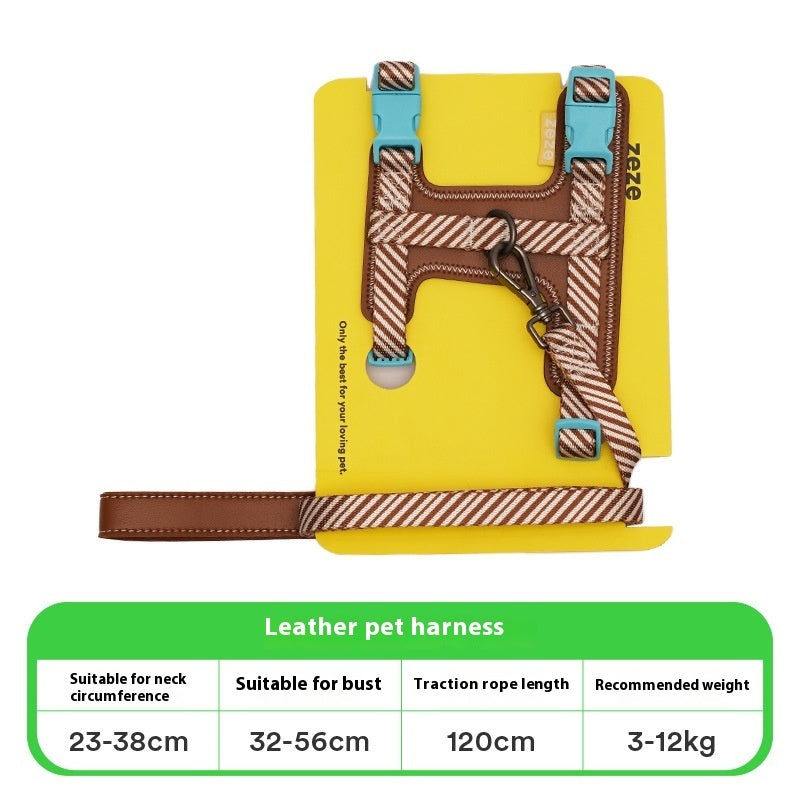 Dog Harness Anti Loose Adjustable Dog Leash