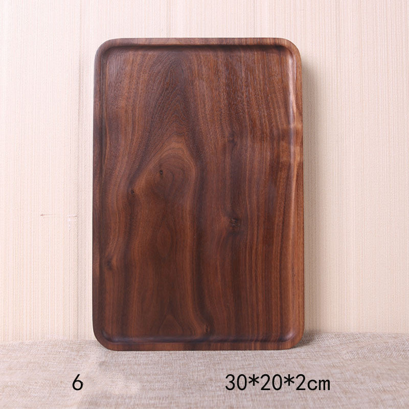 Walnut Rectangular Dinner Plate