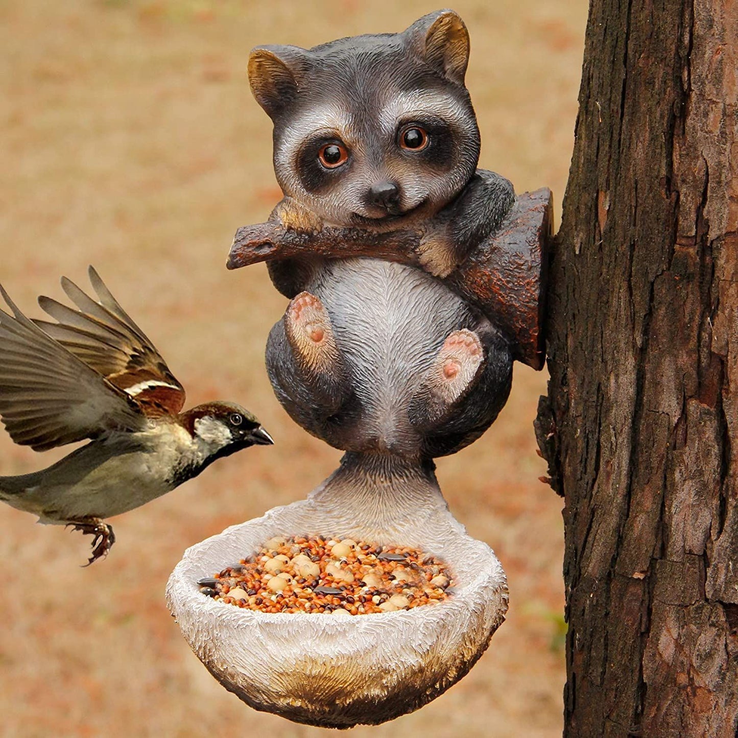 Cute Squirrel Bird Feeder